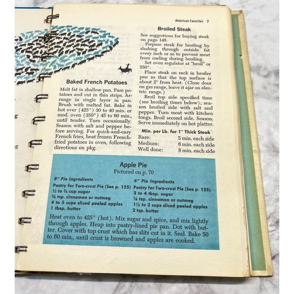 Vintage Betty Crockers Dinner for Two Cookbook 1958 1st Ed 1st Print Recipes - Picture 7 of 13